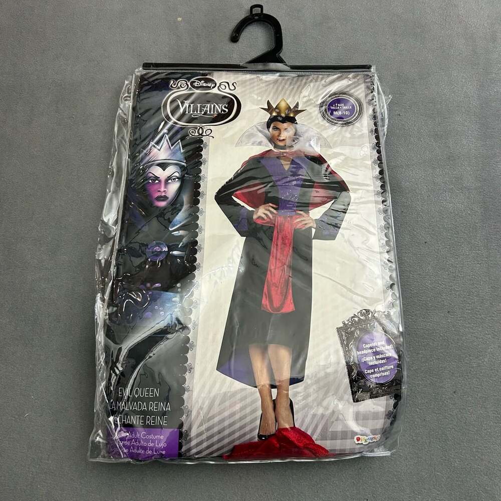 Disney Villains Evil Queen Deluxe Adult Costume Size M(8-10)